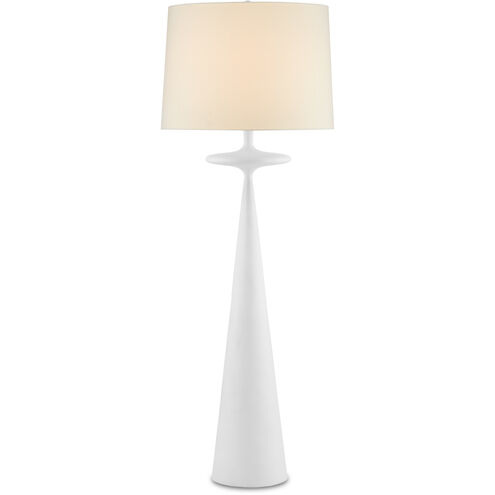 Giacomo 53 inch 150 watt Gesso White Floor Lamp Portable Light