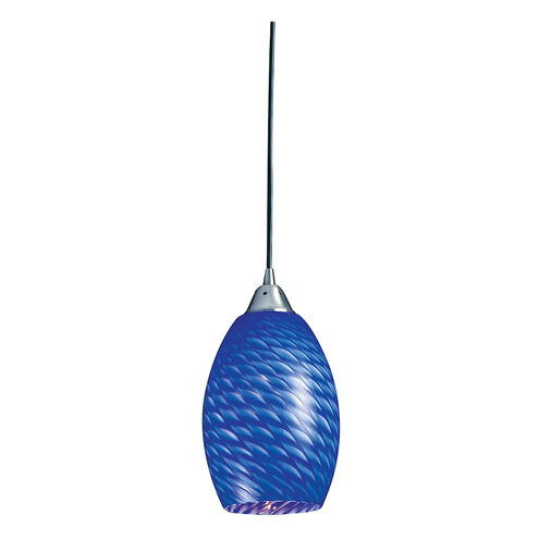 Block Island 1 Light 6 inch Satin Nickel Mini Pendant Ceiling Light