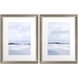 Waterside Blue and Black and White and Gray Framed Art, Propac