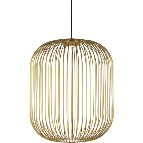 Sean Lavin Kai LED 22.5 inch Plated Brass Pendant Ceiling Light, Integrated LED
