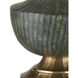 Djinn 27.75 inch 75 watt Verdigris and Antique Brass Table Lamp Portable Light
