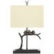 Sparrow 24.75 inch 60 watt Bronze and Black Table Lamp Portable Light