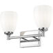 Oren 2 Light 16 inch Chrome Bath Vanity Light Wall Light