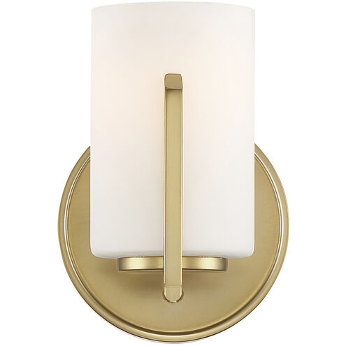 Elara 1 Light 5 inch Brushed Gold Wall Sconce Wall Light