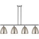 Ballston Dome LED 48 inch Brushed Satin Nickel Island Light Ceiling Light