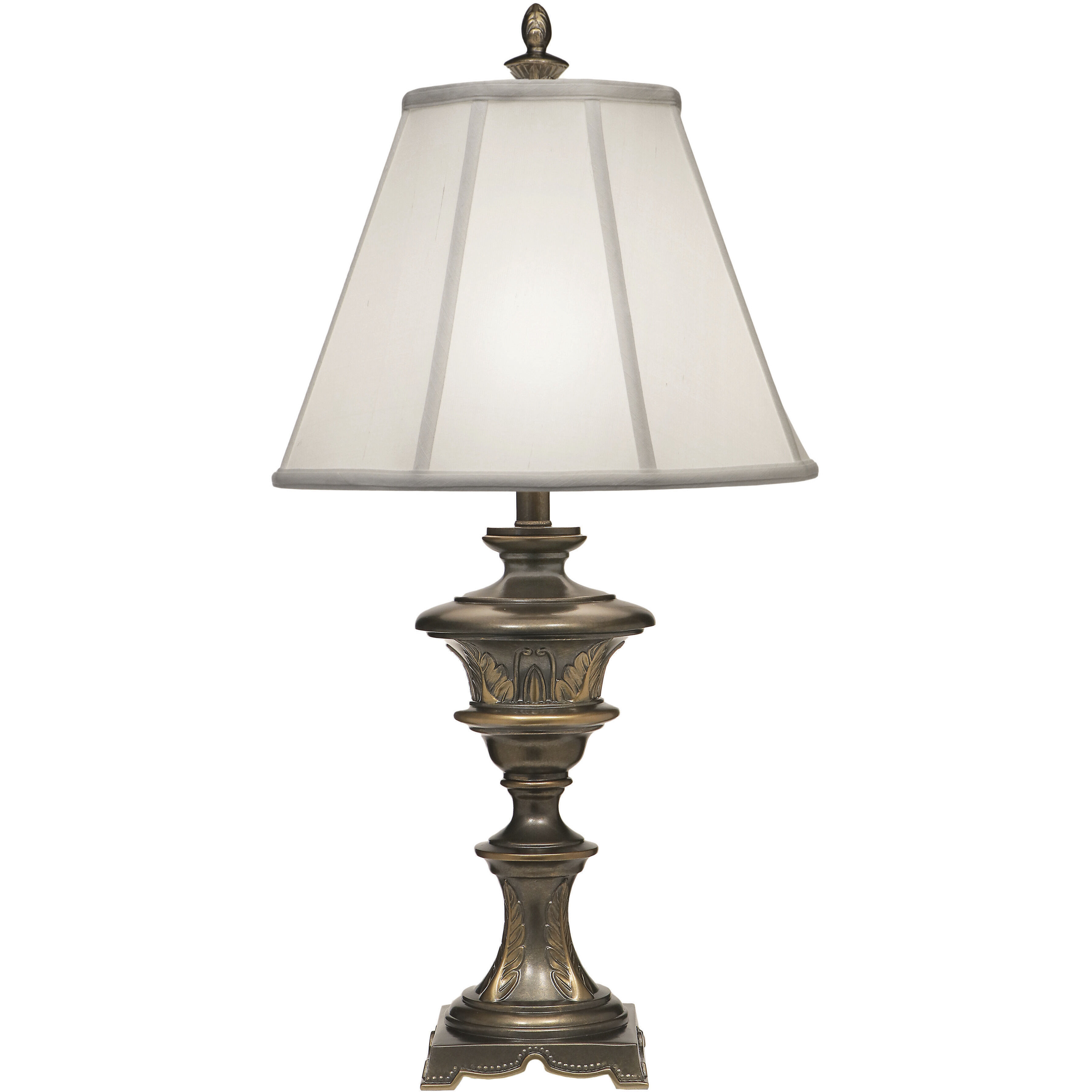 Ellie 34 inch Vintage Silver and Gold Table Lamp Portable Light