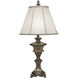 Ellie 34 inch Vintage Silver and Gold Table Lamp Portable Light