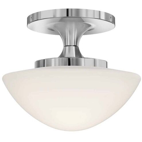 Knox 1 Light 12 inch Chrome Semi-flush Mount Ceiling Light