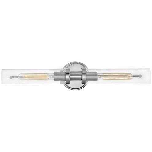 Vaughn 2 Light 25 inch Chrome Vanity Light Wall Light