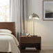 Luna Bella 29 inch 14 watt Satin Nickel Iron and Black Table Lamp Portable Light