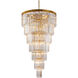 Canada 34 Light 36 inch Brass Chandelier Ceiling Light