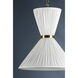 Enid 2 Light 22 inch Aged Brass Pendant Ceiling Light