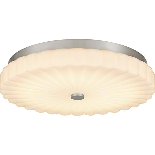 Cherbury LED 16 inch Brushed Nickel Flush Mount Ceiling Light, Medium