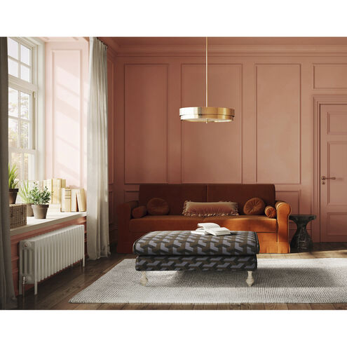 Elliott LED 23 inch Modern Brass Pendant Ceiling Light