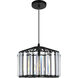 Alethia 1 Light 10 inch Black Drum Shade Pendant Ceiling Light