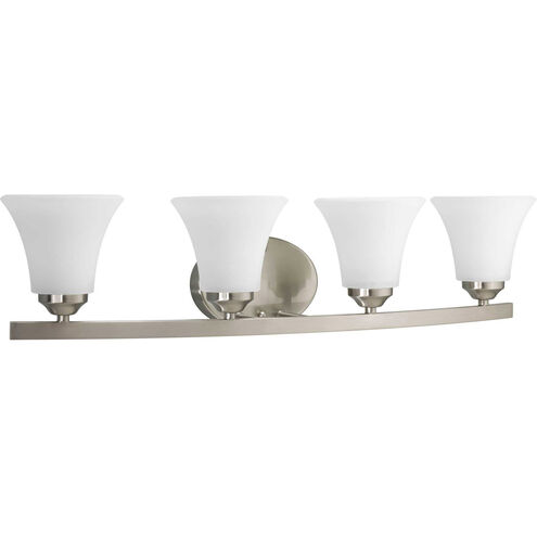 Germain St 4 Light 28 inch Brushed Nickel Bath Vanity Wall Light