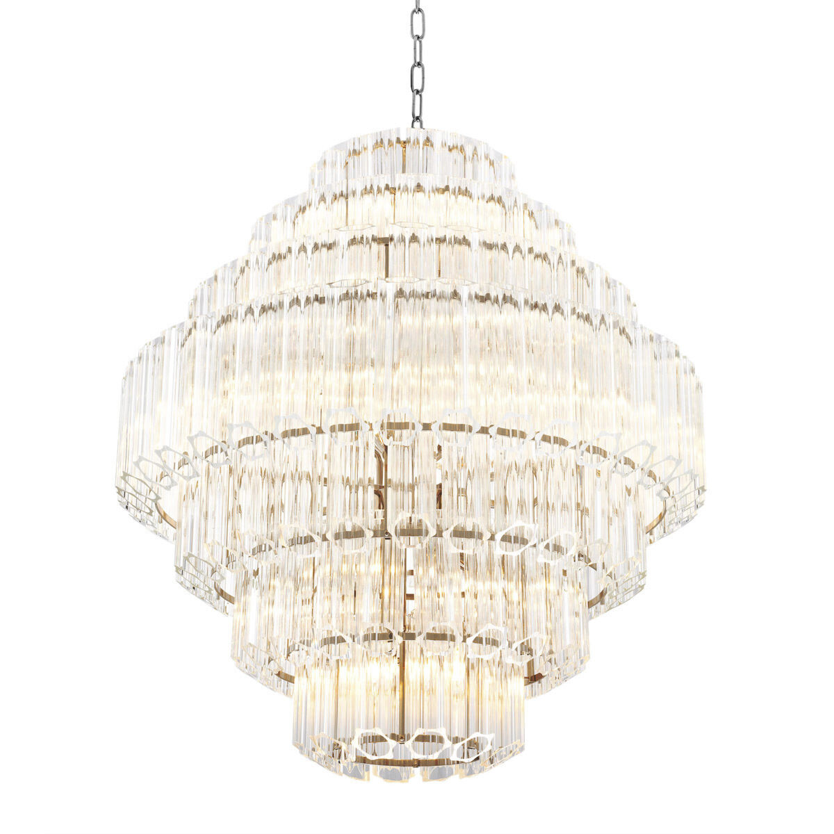 Vittoria 18 Light 31.5 inch Clear Glass Chandelier Ceiling Light, Large