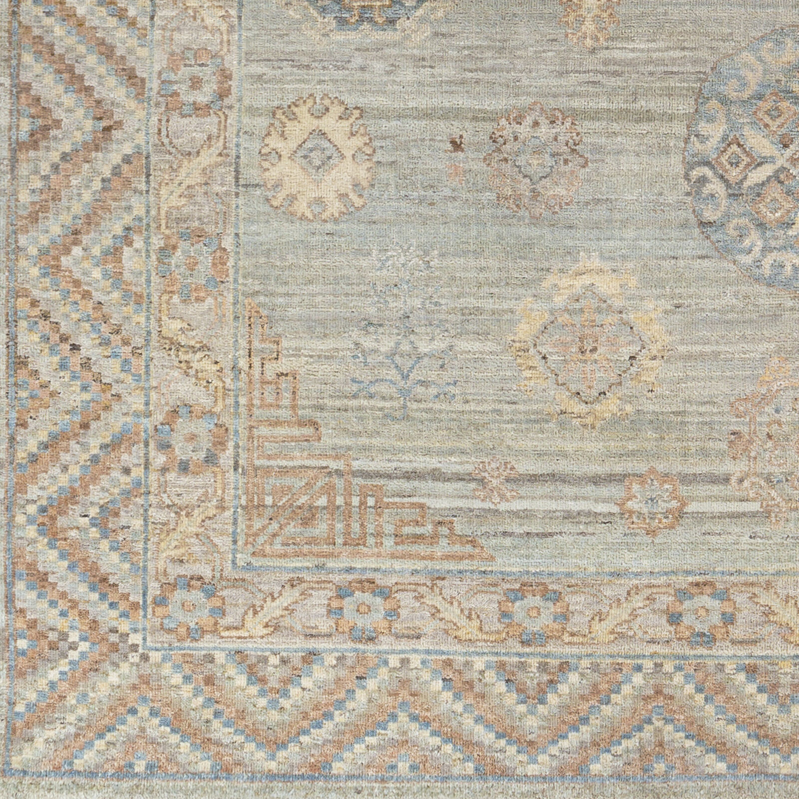 Khotan 36 X 24 inch Taupe Rug, Rectangle