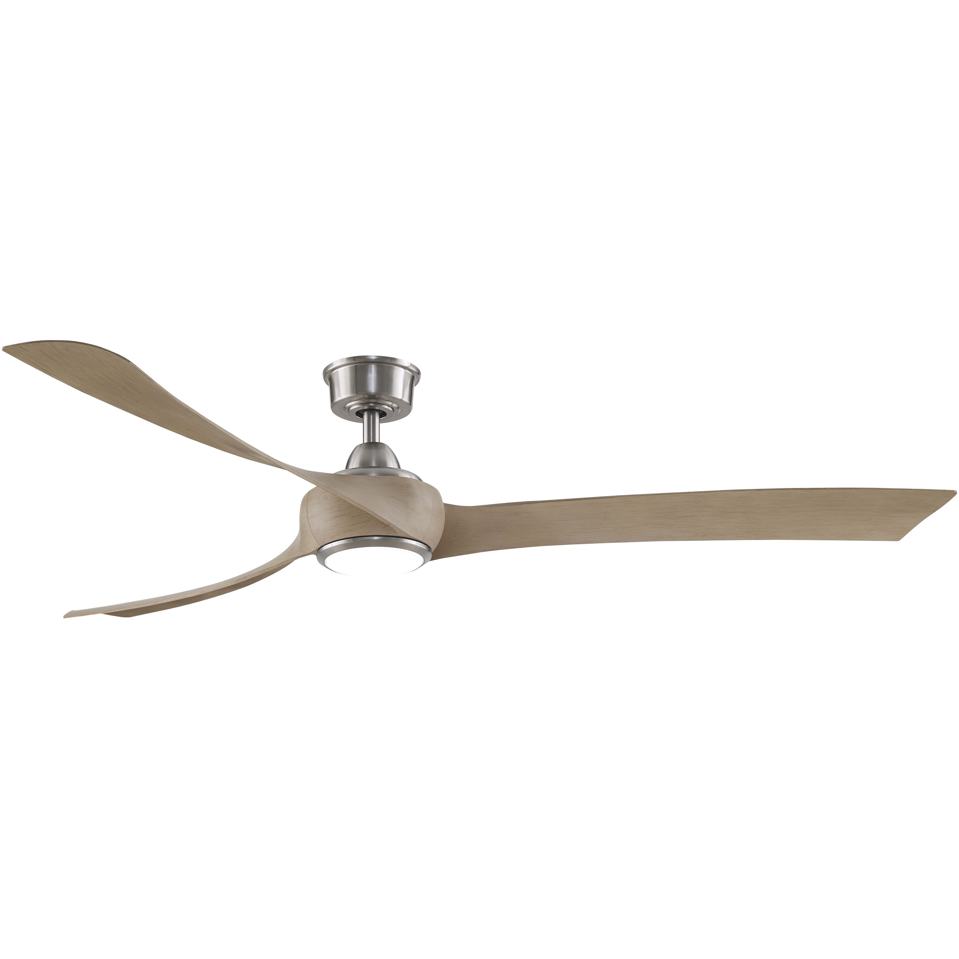 Wrap Custom 8.88 inch Brushed Nickel Fan Motor Only