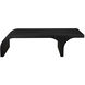 Maximus 68 X 34 inch Matte Black Coffee Table