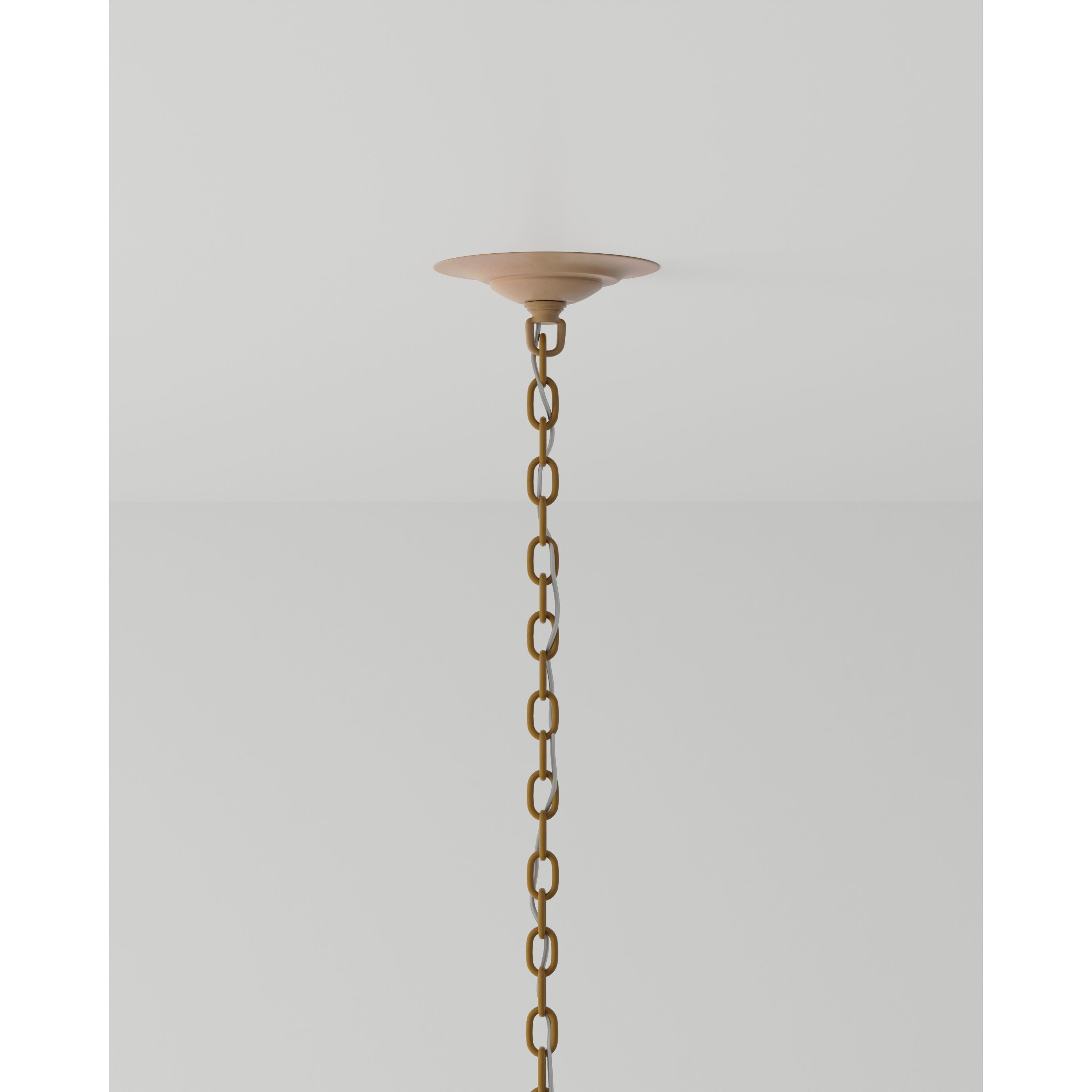 Saisei 5 Light 45 inch Khaki/Natural Rattan Chandelier Ceiling Light