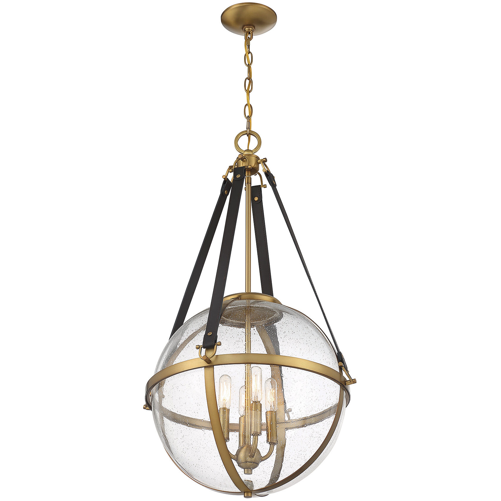 Bozeman 4 Light 18 inch Warm Brass Pendant Ceiling Light
