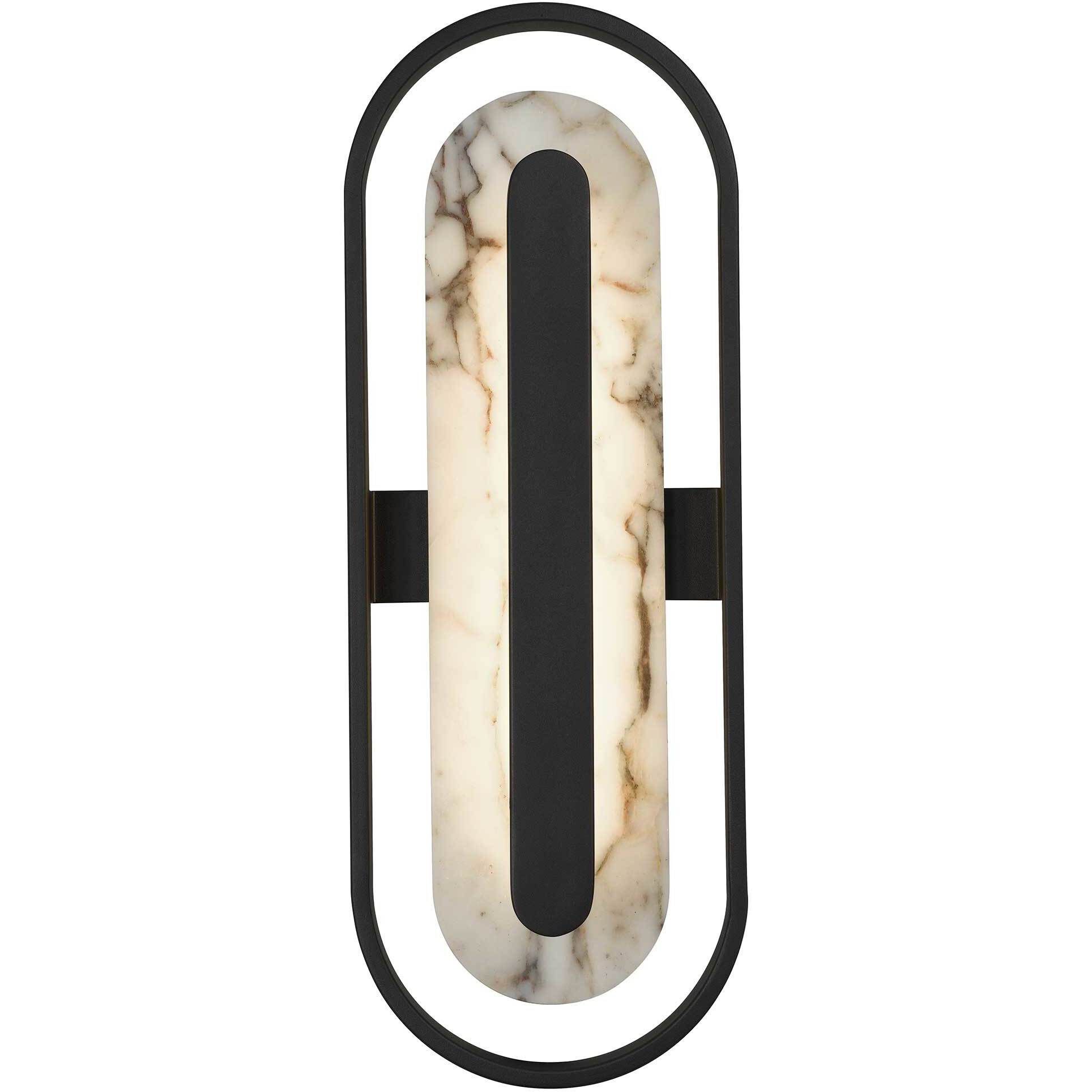 Roundabout LED 22 inch Painted Antique Brass Outdoor Wall Sconce