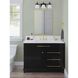 Preston 3 Light 22.12 inch Matte Black Vanity Light Wall Light