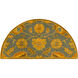 Caesar 48 X 24 inch Blue and Brown Area Rug, Wool