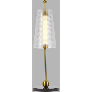 Artisan Collection/TOSCANA Series 20 inch 11.00 watt Antique Brass Table Lamp Portable Light