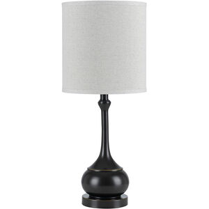 Tapron 25 inch 100 watt Dark Bronze Accent Table Lamp Portable Light