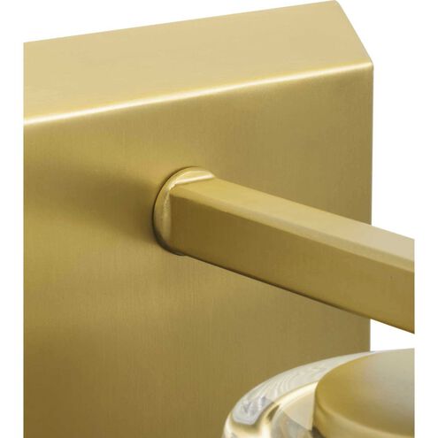 Vertex 1 Light 4.75 inch Brushed Gold Bath Light Wall Light