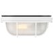 Nauticus Dual Mount 1 Light 4 inch White Outdoor Wall Sconce