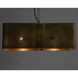 Apollo 2 Light 28 inch Antique Brass Pendant Lantern Ceiling Light, Lantern