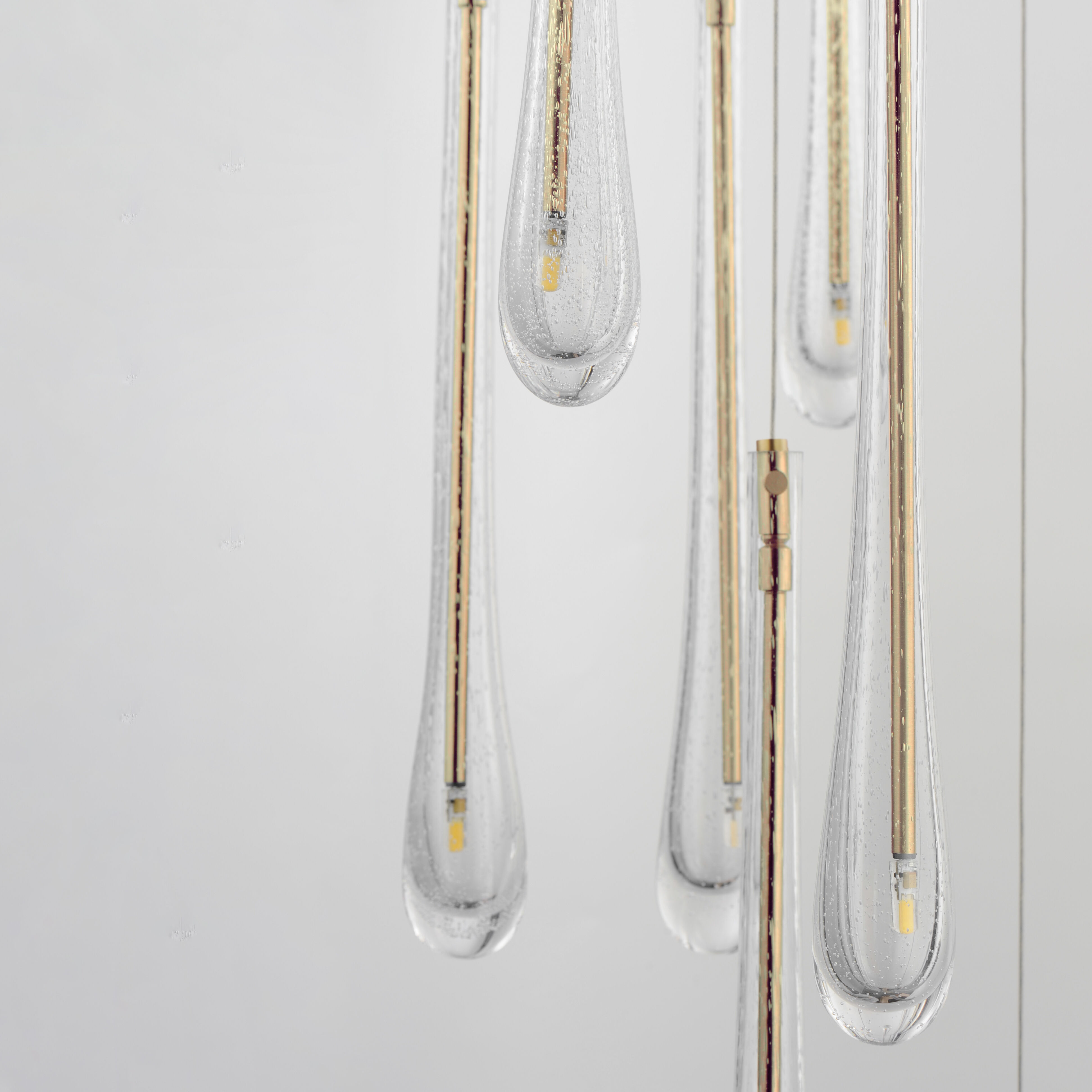 Stillo LED 16.25 inch Gold Multi-Light Pendant Ceiling Light