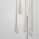 Stillo LED 16.25 inch Gold Multi-Light Pendant Ceiling Light