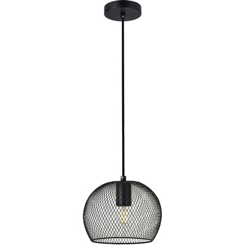 Keller 1 Light 8 inch Black Pendant Ceiling Light