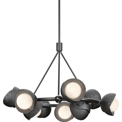 Brooklyn 9 Light 32 inch Ink and Ink Ring Pendant Ceiling Light