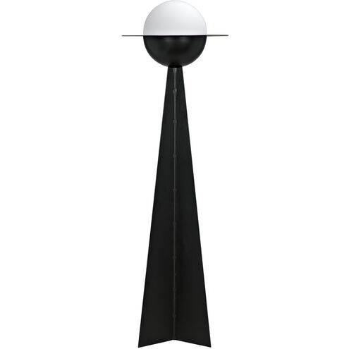 Saturn 65 inch 25.00 watt Matte Black Floor Lamp Portable Light