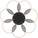 Maestro LED 25.75 inch Black and Gold Chandelier Ceiling Light