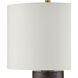 Vespera 25 inch 150 watt Coffee Brown/Antique Brass Table Lamp Portable Light