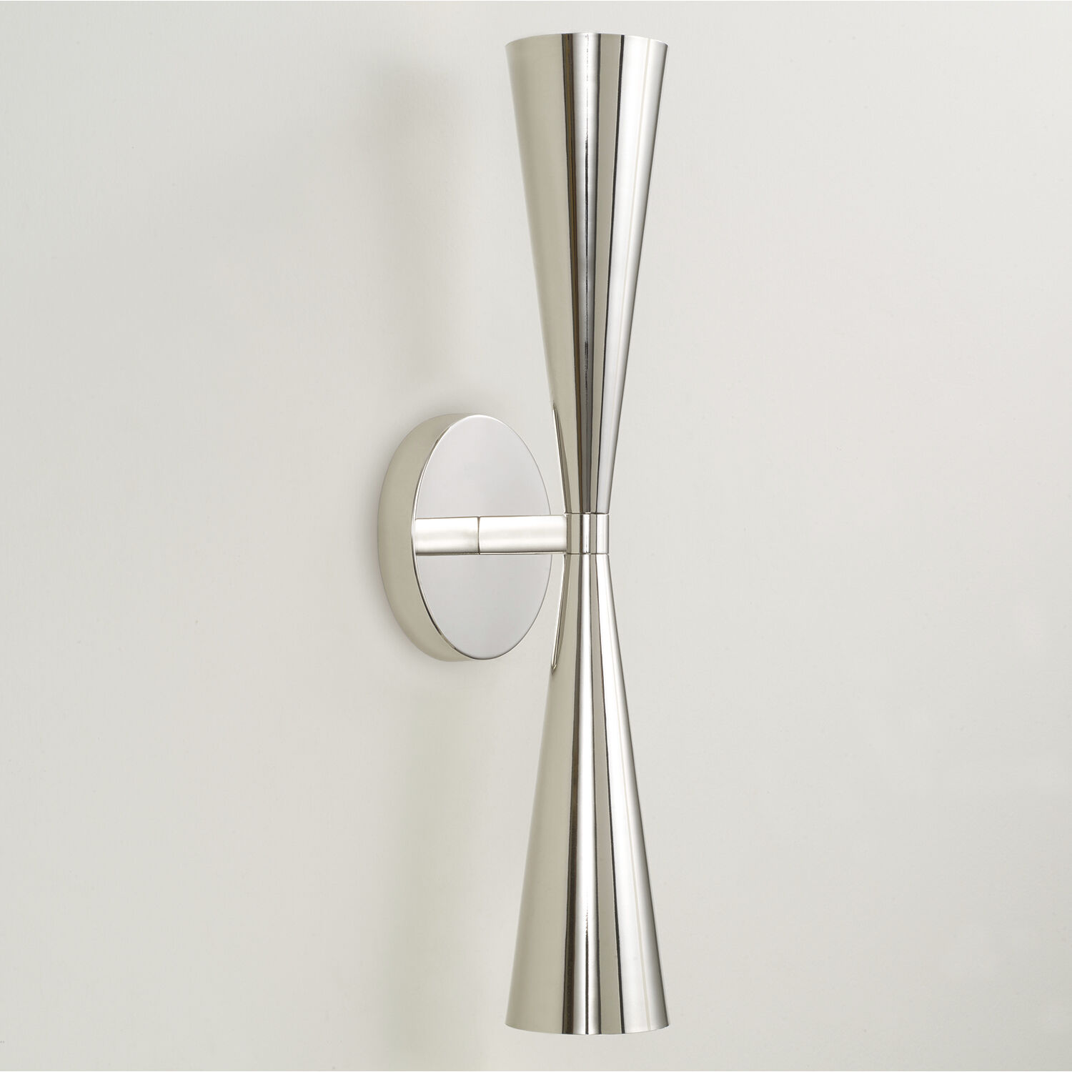 Levi 2 Light 5 inch Polished Nickel Sconce Wall Light