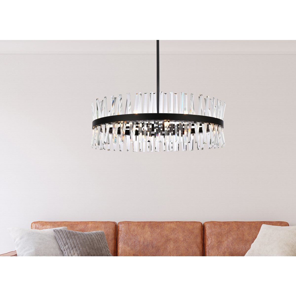 Serephina 16 Light 36 inch Black Chandelier Ceiling Light