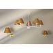Issa 1 Light Aged Brass Plug-In Sconce Wall Light