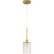 Taylor 1 Light 5 inch Brass Pendant Ceiling Light