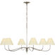 Chapman & Myers Hollings LED 53.5 inch Pewter Chandelier Ceiling Light