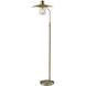 Kieran 57 inch 40.00 watt Antique Brass Floor Lamp Portable Light