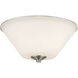 Jarra 2 Light 13 inch Brushed Nickel Flush Mount Ceiling Light