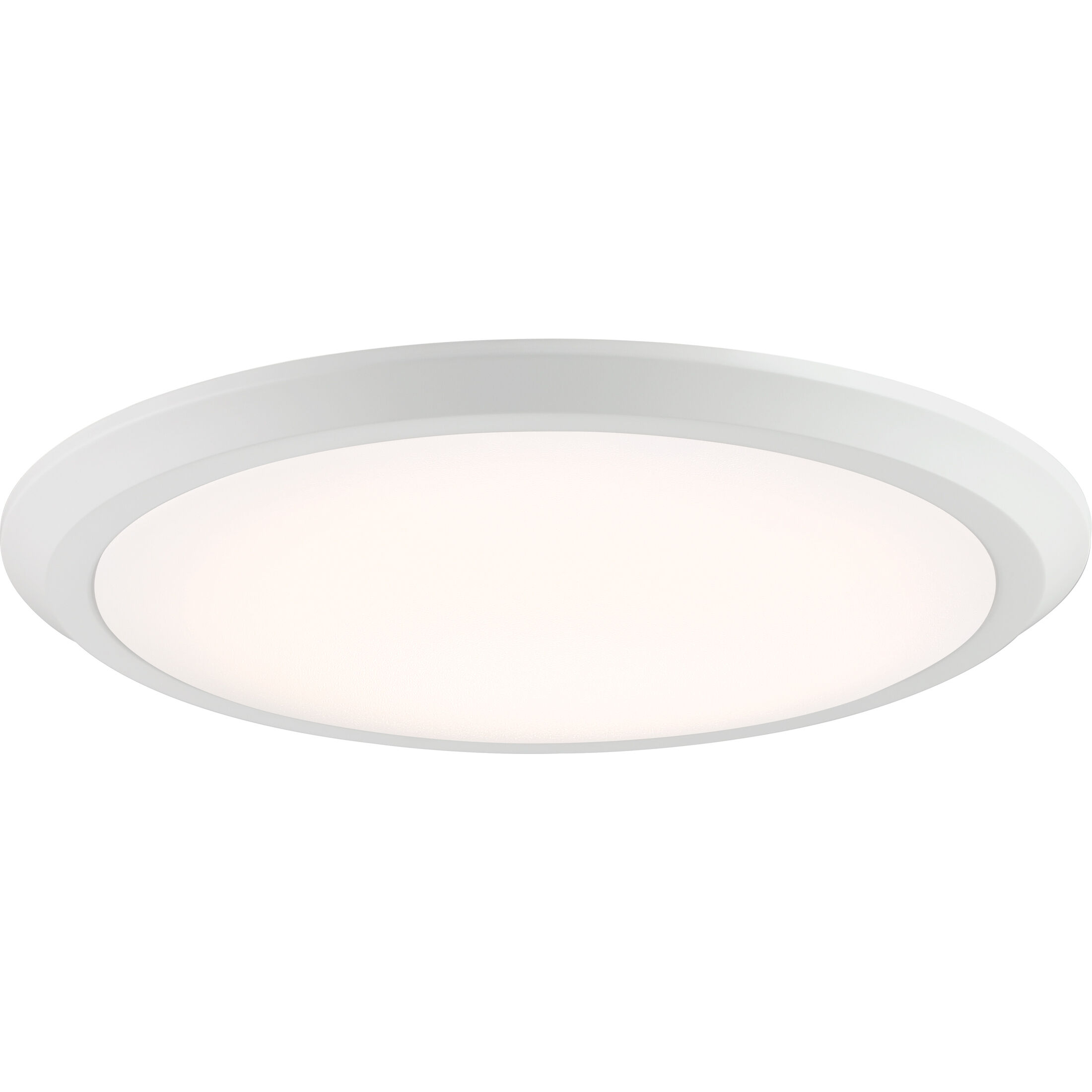 Verge LED 20 inch Fresco Flush Mount Ceiling Light in White Lustre