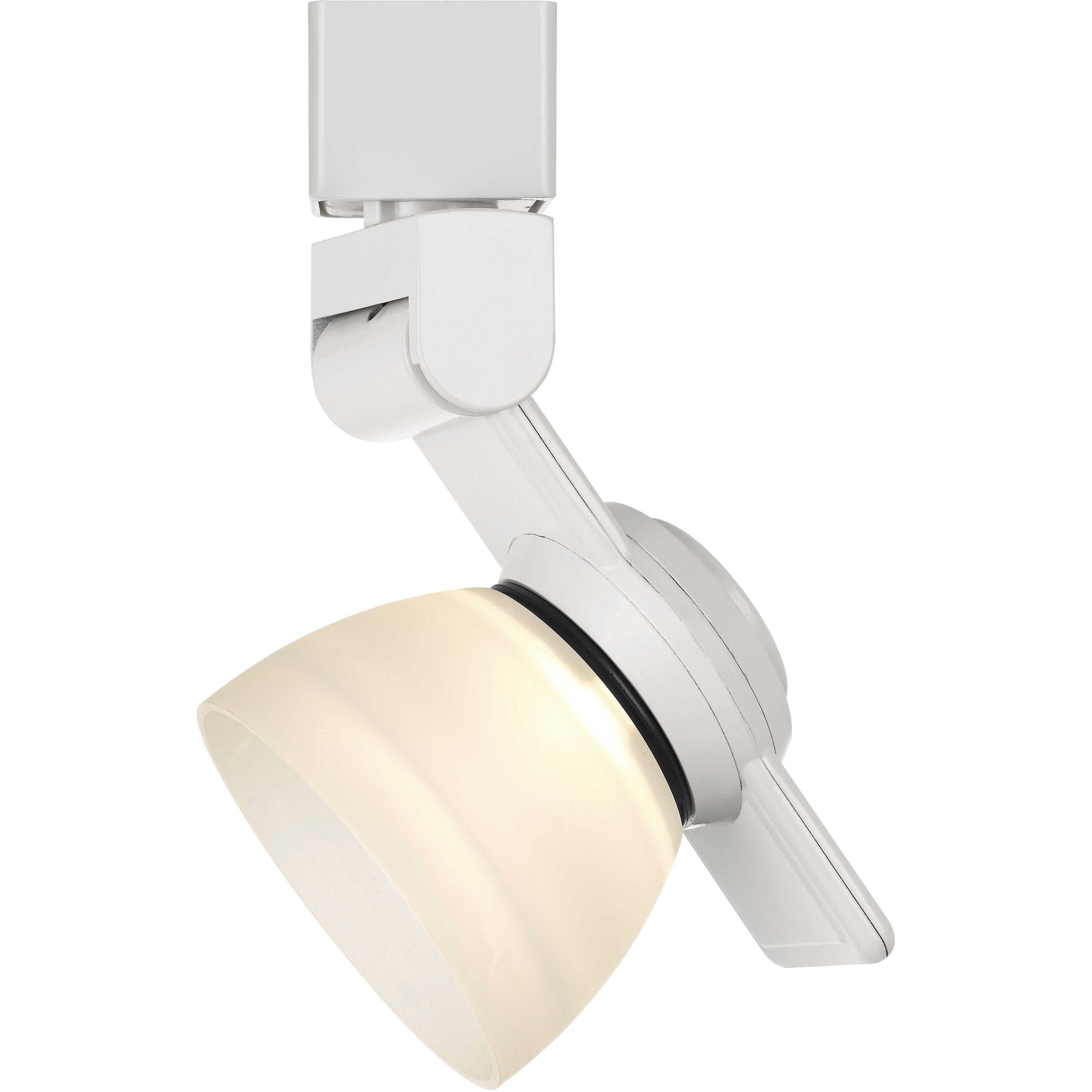 Signature 1 Light White Track Head Ceiling Light